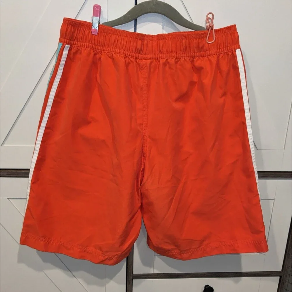❤ HANNA ANDERSSON Disney Mickey Mouse Swim Trunks Red Boys 14-16